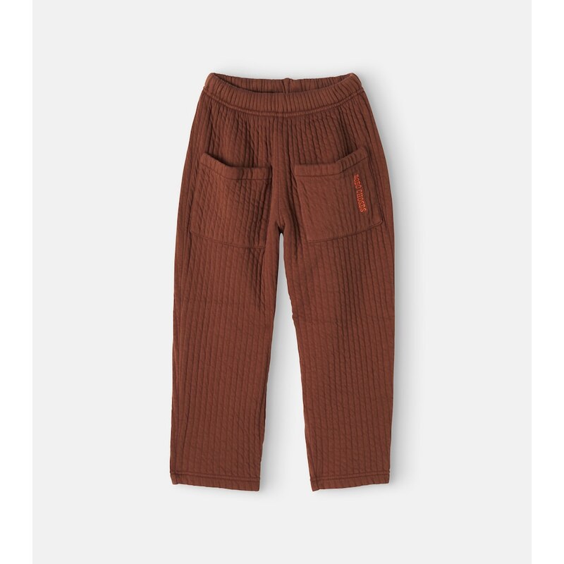 Bobo Choses Quilted cotton jersey sweatpants