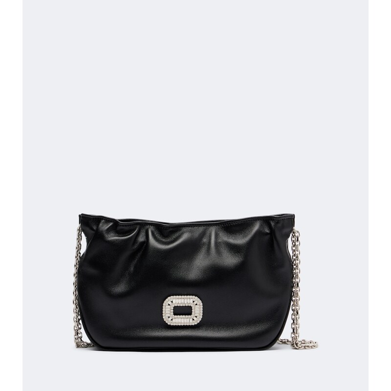 Roger Vivier Pilgrim Micro leather shoulder bag