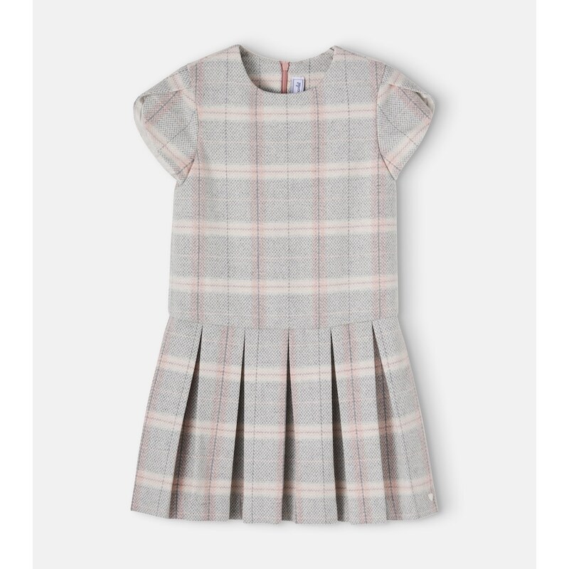 Tartine et Chocolat Checked pleated dress