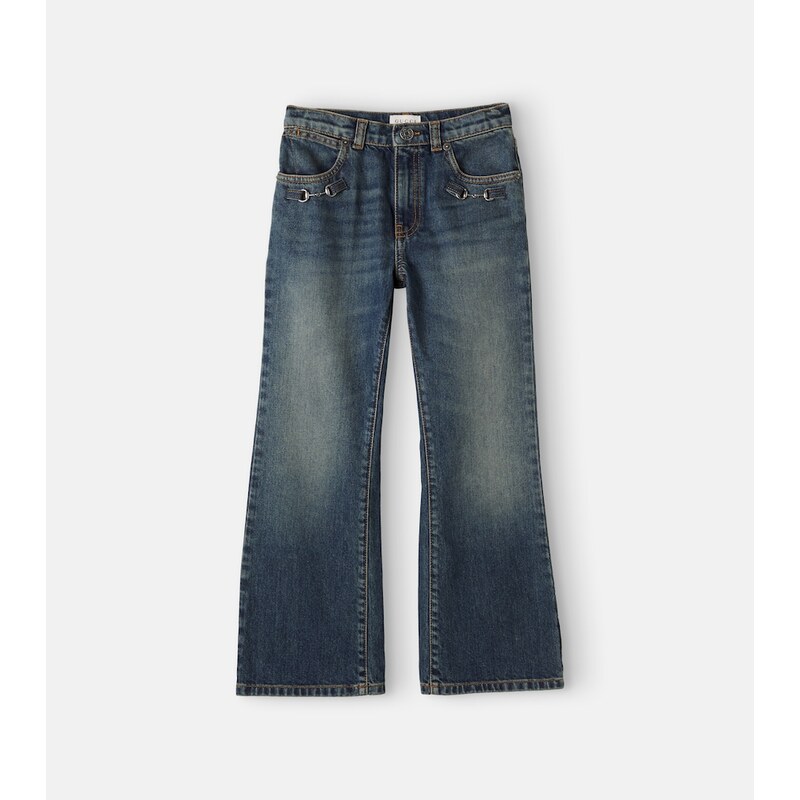 Gucci Kids Horsebit jeans