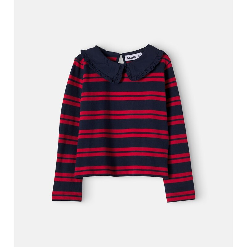 Molo Rama striped cotton jersey T-shirt