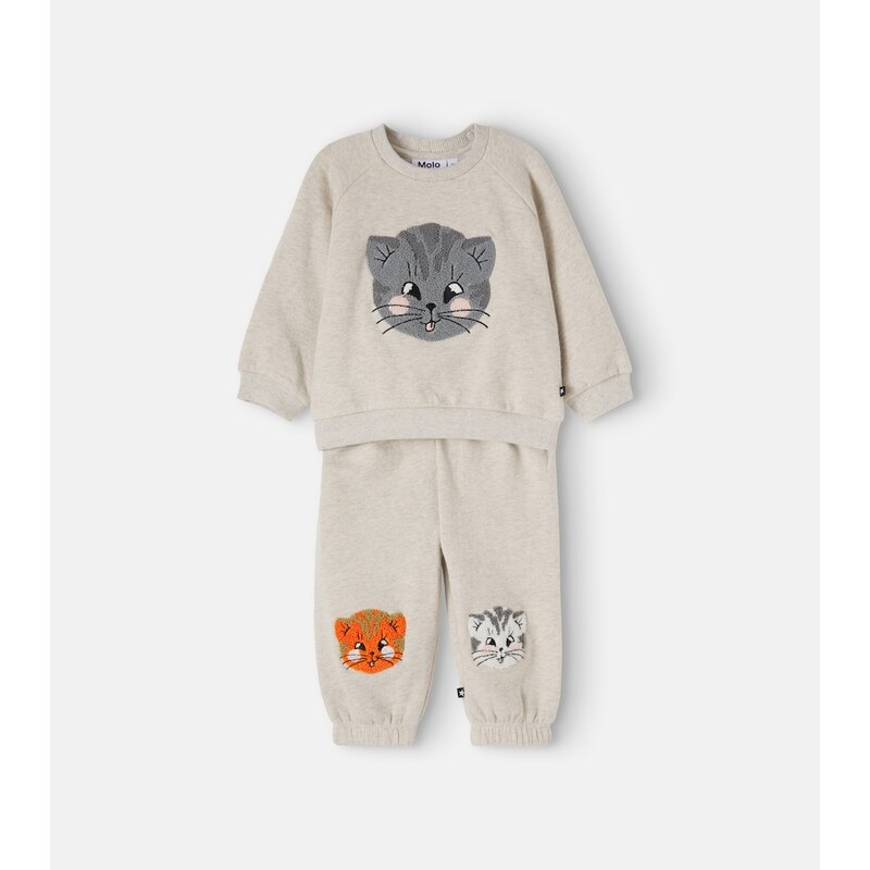 Molo Baby Disc sweatshirt and Simeon sweatpants set