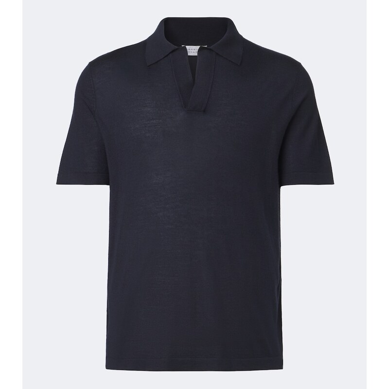 Gabriela Hearst Stendahal cashmere and silk polo shirt