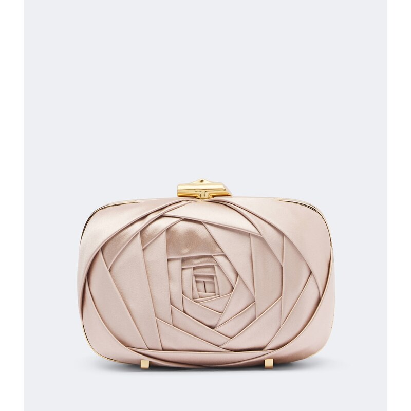 Roger Vivier Rose Vivier satin clutch
