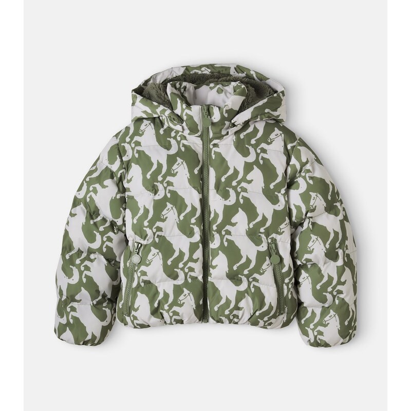 Stella McCartney Kids Printed puffer jacket