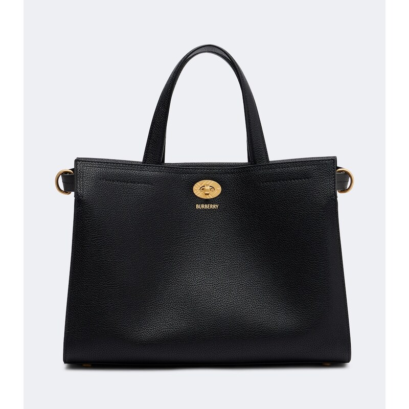 Burberry Burberry Check Small leather top-handle bag