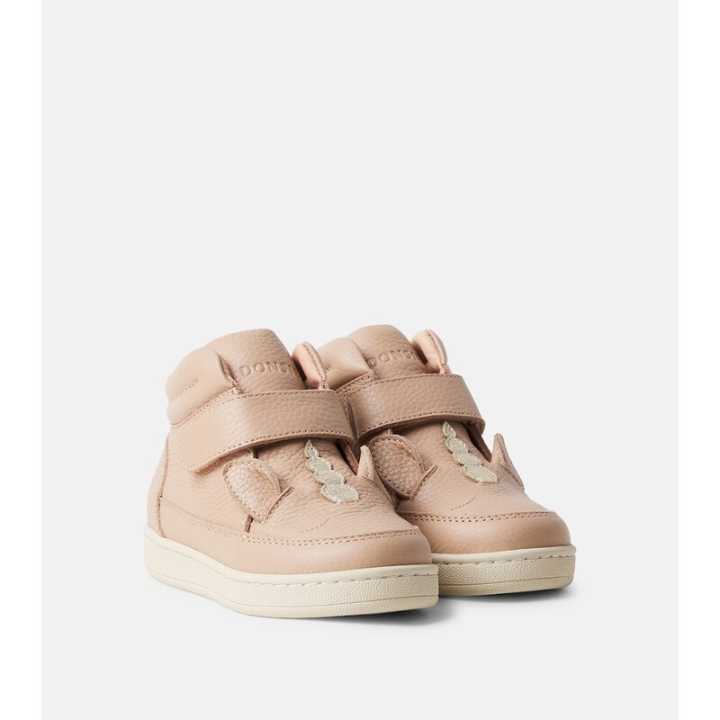 Donsje Mika leather high-top sneakers