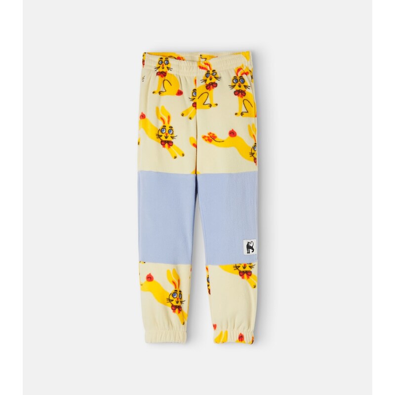 Mini Rodini Printed fleece sweatpants