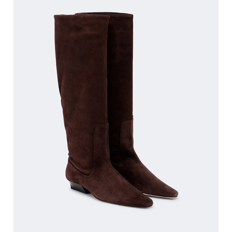Staud Wally suede knee-high boots