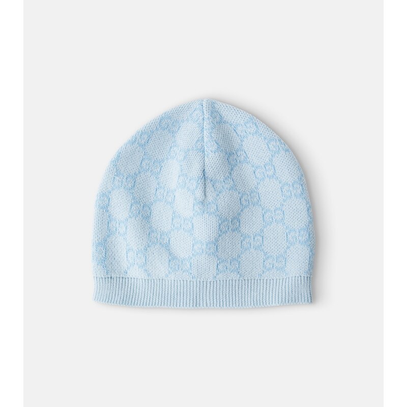 Gucci Kids Baby GG jacquard wool beanie