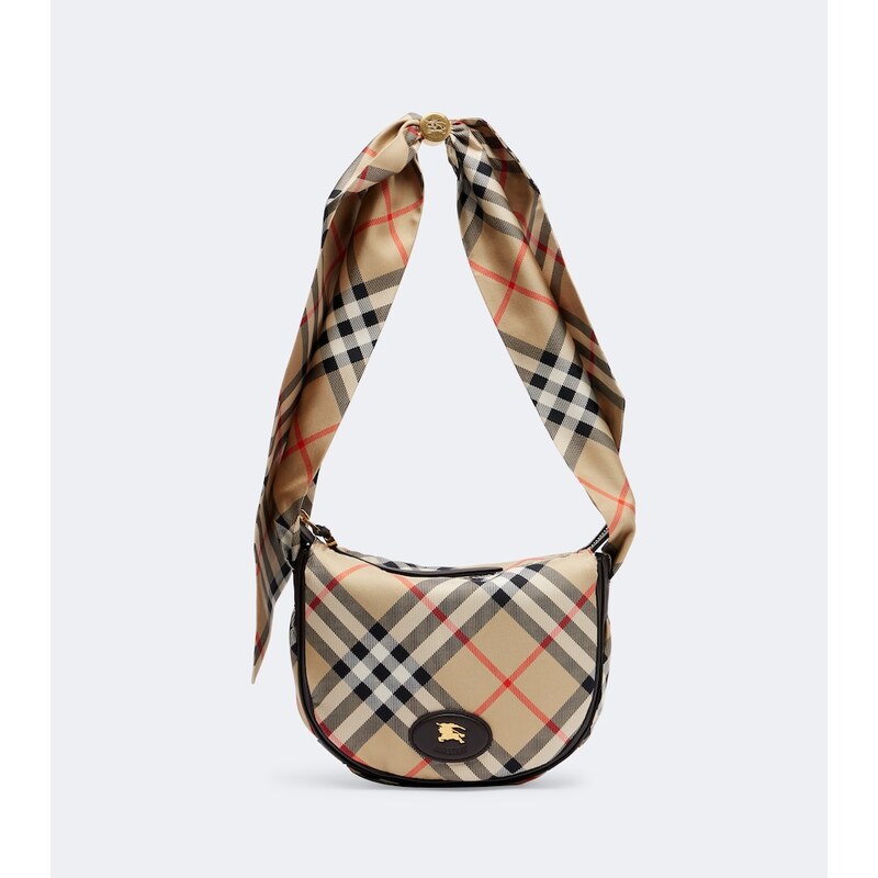 Burberry Burberry Check silk twill shoulder bag