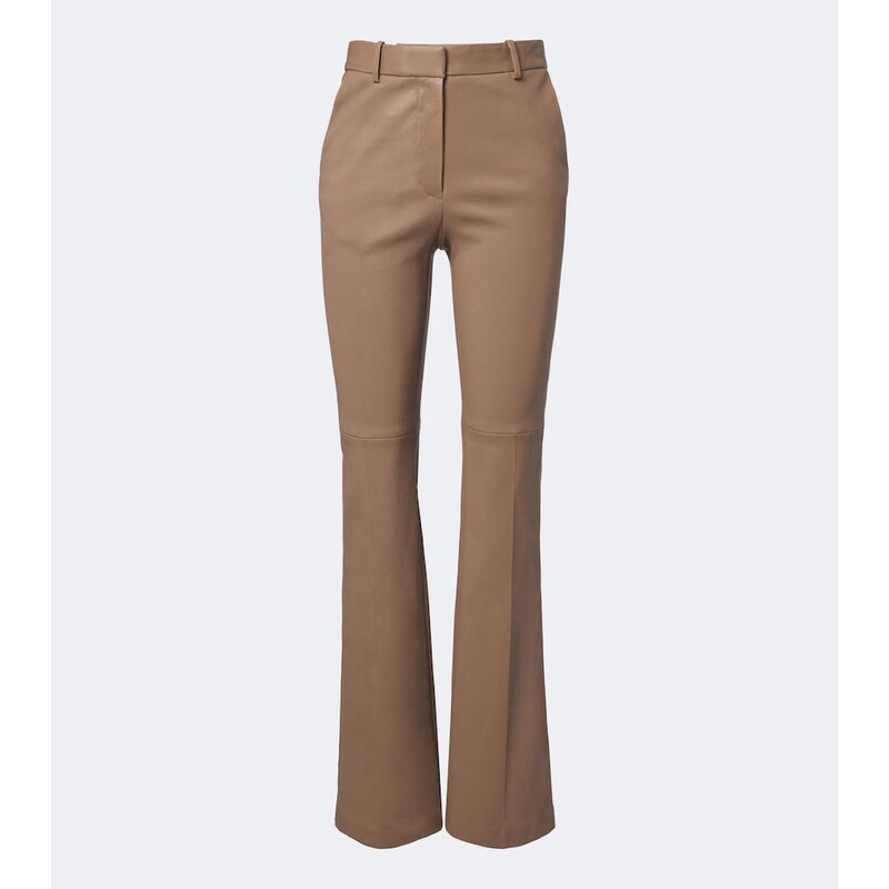 Joseph Tafira leather flared pants