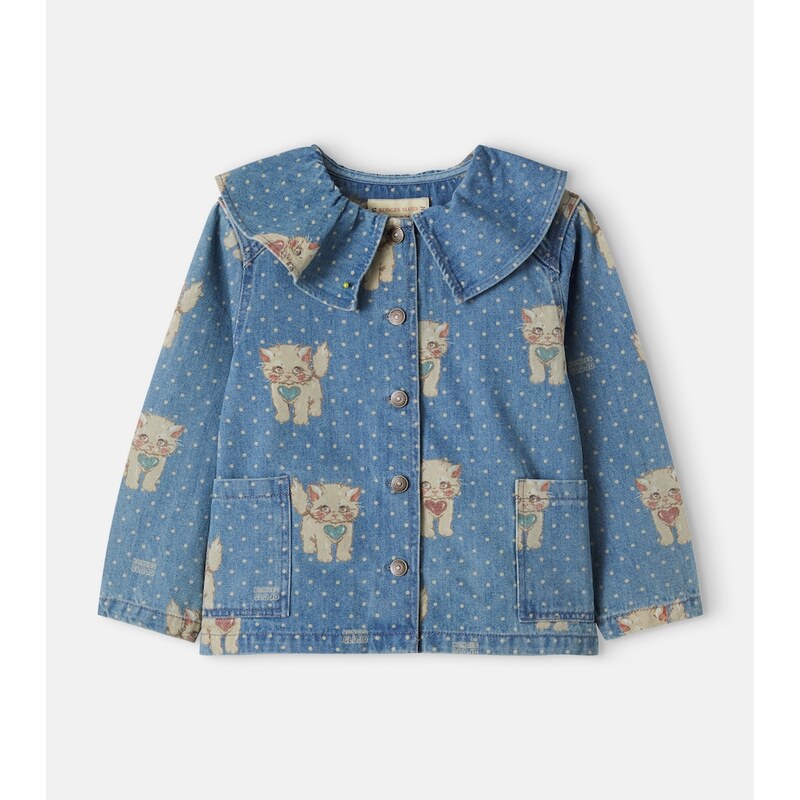 Konges Sløjd Magot printed denim jacket