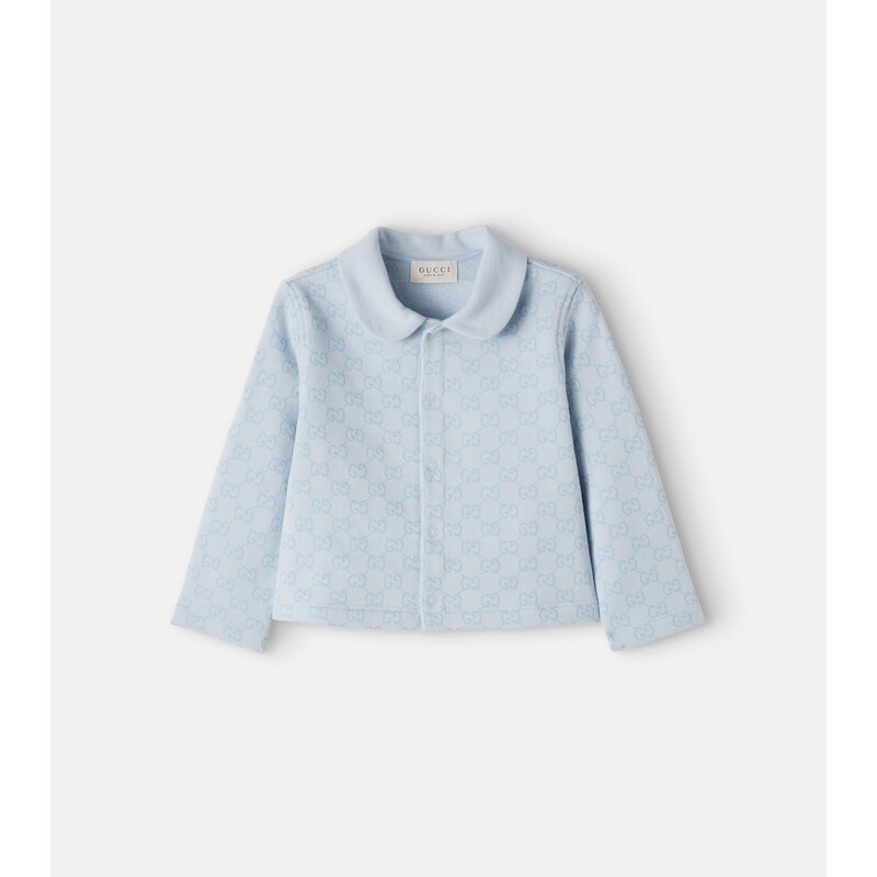 Gucci Kids Baby GG cotton jersey cardigan