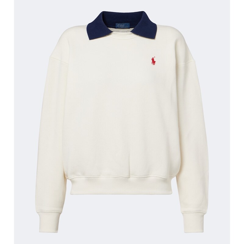 Polo Ralph Lauren Cotton-jersey polo sweatshirt