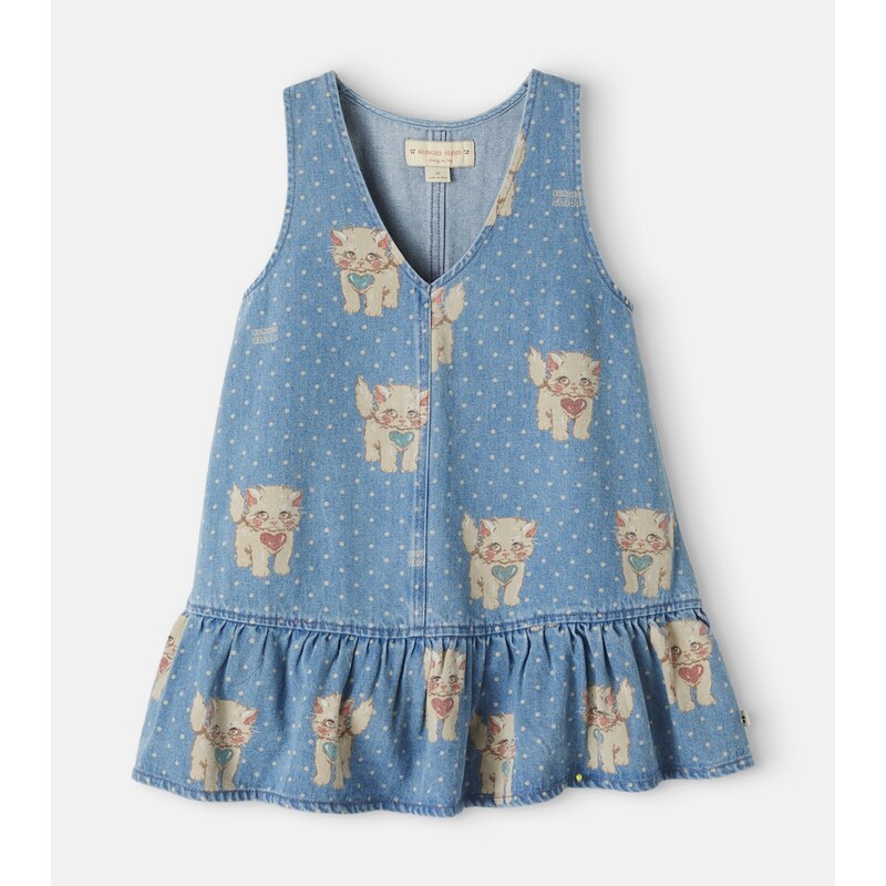 Konges Sløjd Magot printed denim dress
