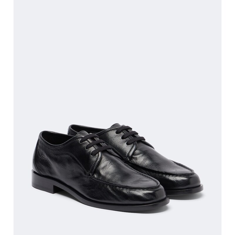 The Row Nino leather Derby shoes