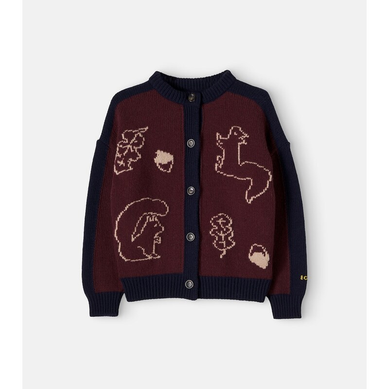 Bobo Choses Forest Scene cardigan