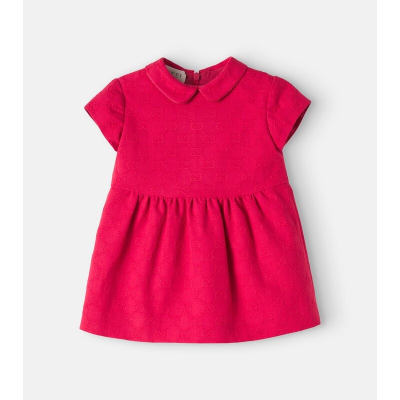 Gucci Kids Baby GG jacquard cotton dress