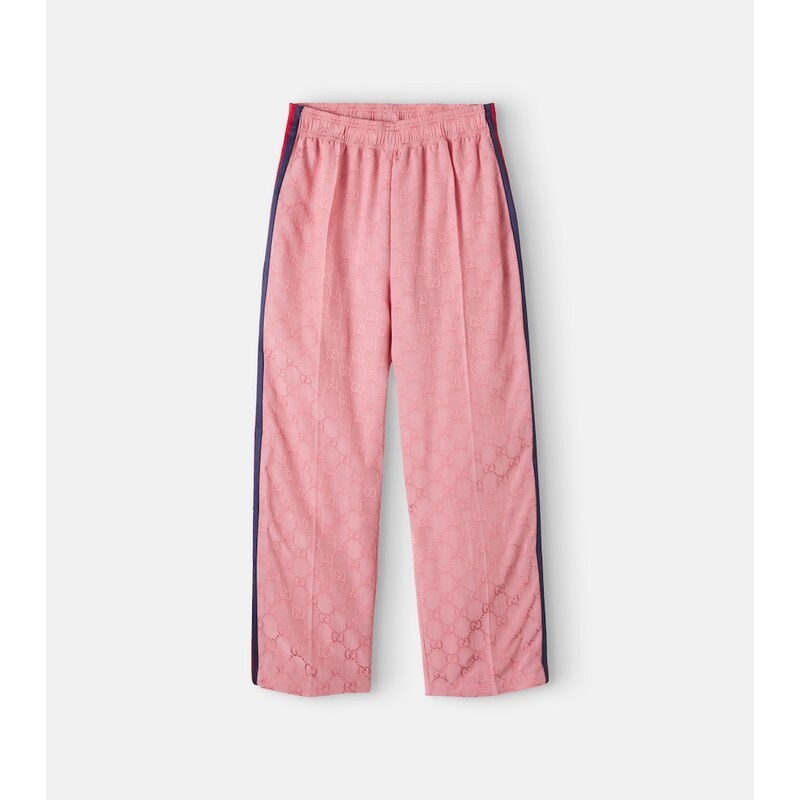 Gucci Kids GG jacquard twill track pants
