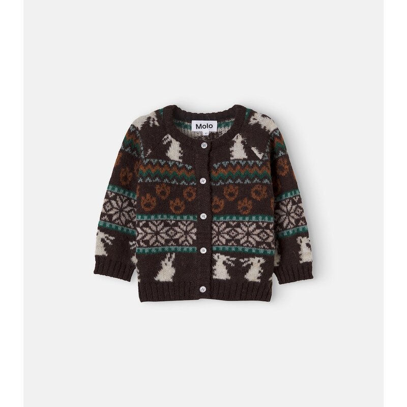 Molo Baby Bobi Fair Isle cardigan