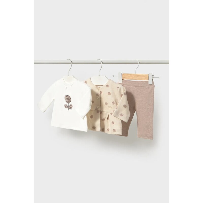 Mayoral Newborn každodenní set kojenecký s bavlnou