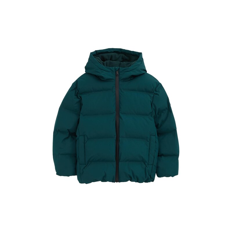 WE Fashion Přechodná bunda tmavě zelená