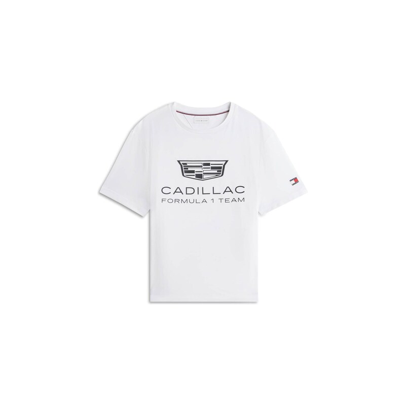 TOMMY HILFIGER Tričko černá / bílá