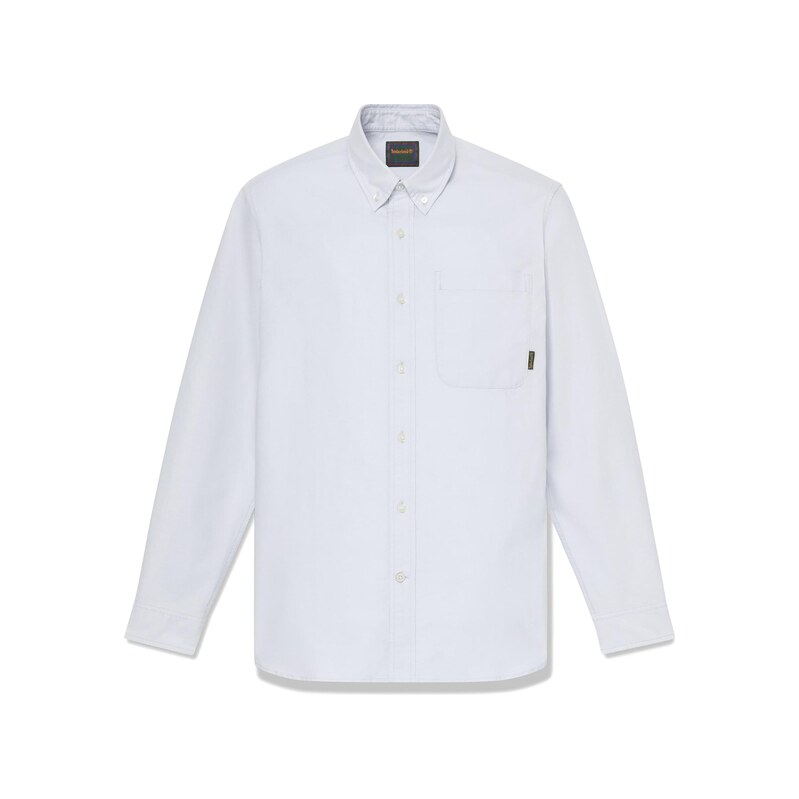 TIMBERLAND Tričko Solid Oxford pastelová modrá