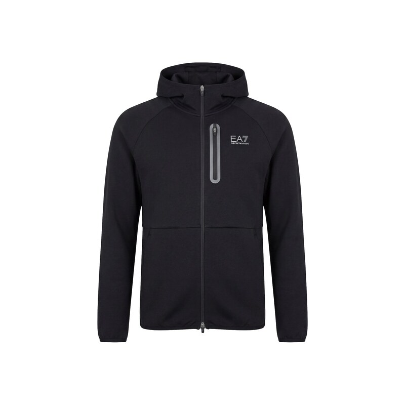 EA7 Emporio Armani Sportovní mikina NATURAL VENTUS7 černá