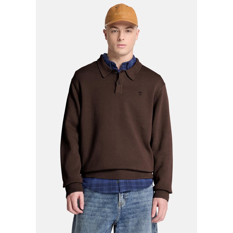 TIMBERLAND Svetr tmavě hnědá