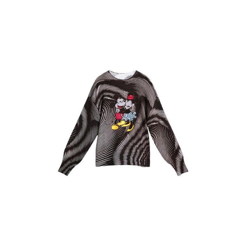 Desigual Svetr mix barev / černá