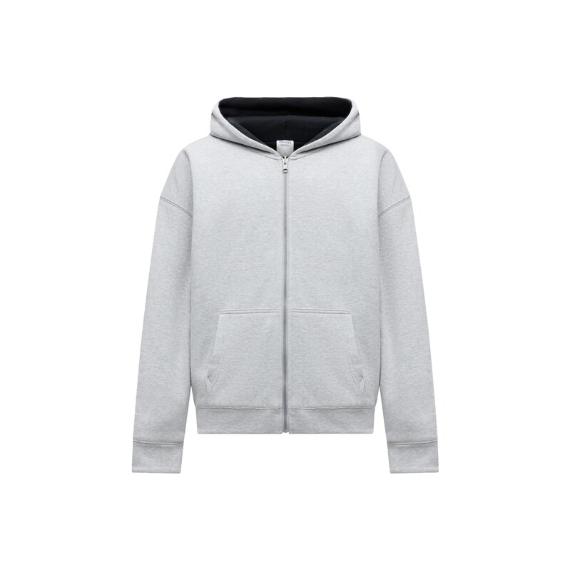 HOLLISTER Mikina světle šedá / černá