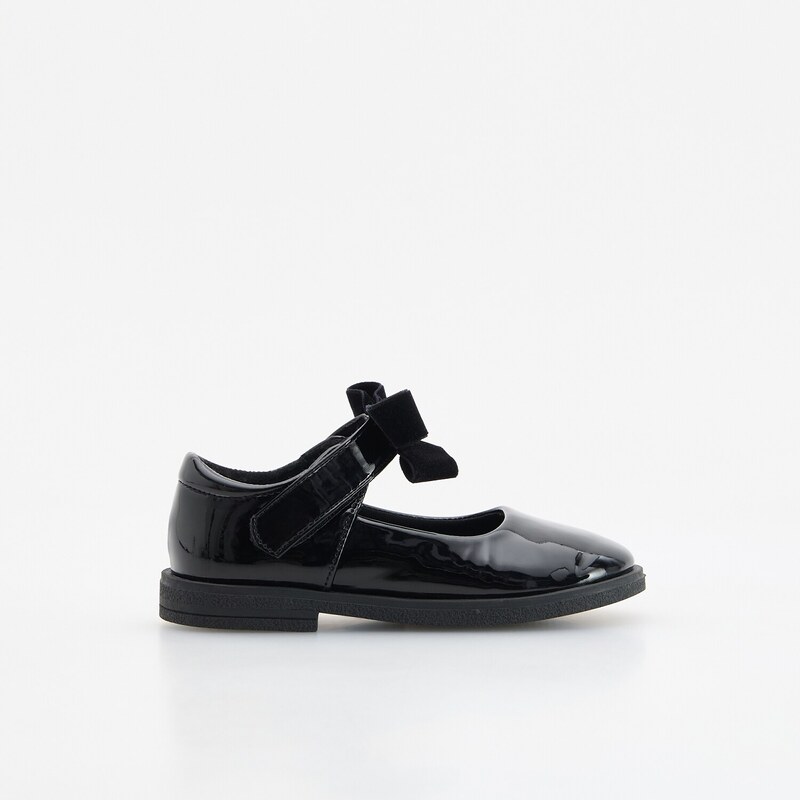 Reserved - Lakované loafers - černý