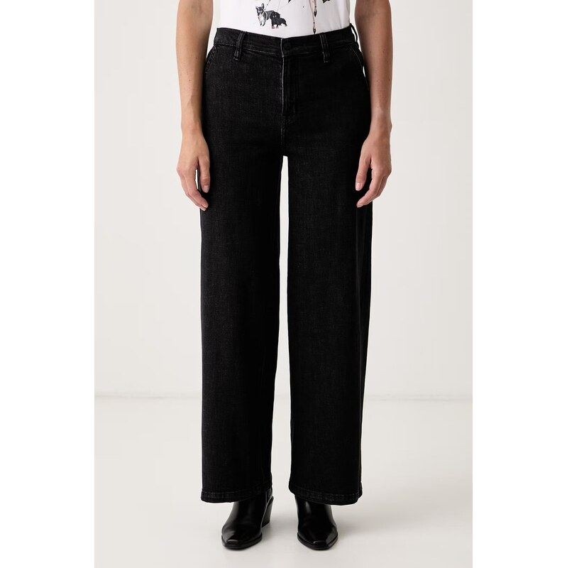 DKNY wide leg džíny dámské