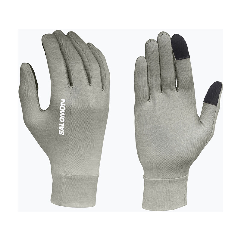 Běžecké rukavice Salomon Merino Gloves castor gray