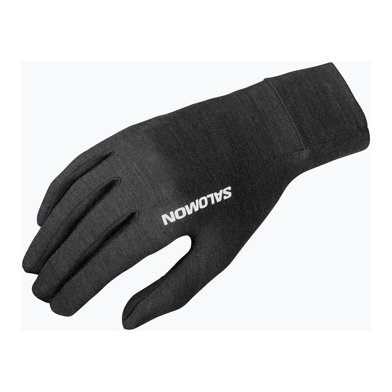 Běžecké rukavice Salomon Merino Gloves black 117322624