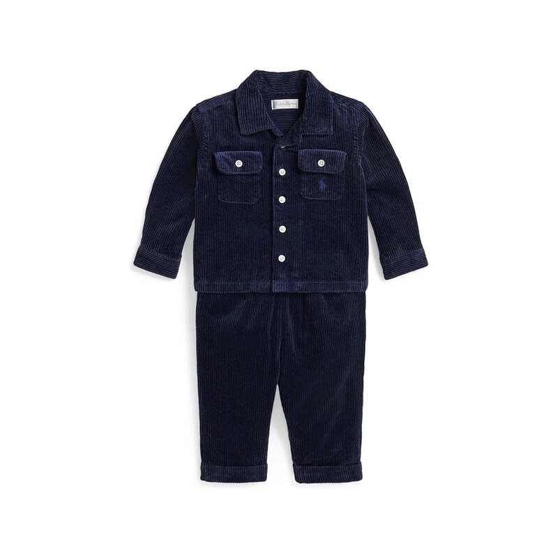 Polo Ralph Lauren set kojenecký manšestrový