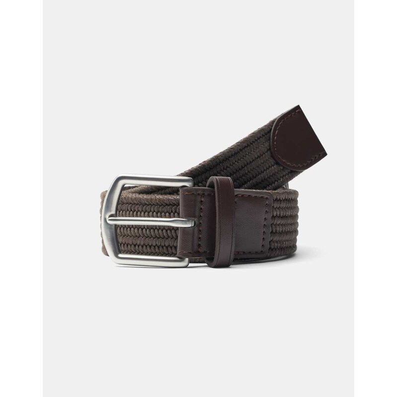 Pull&Bear Braided belt in brown