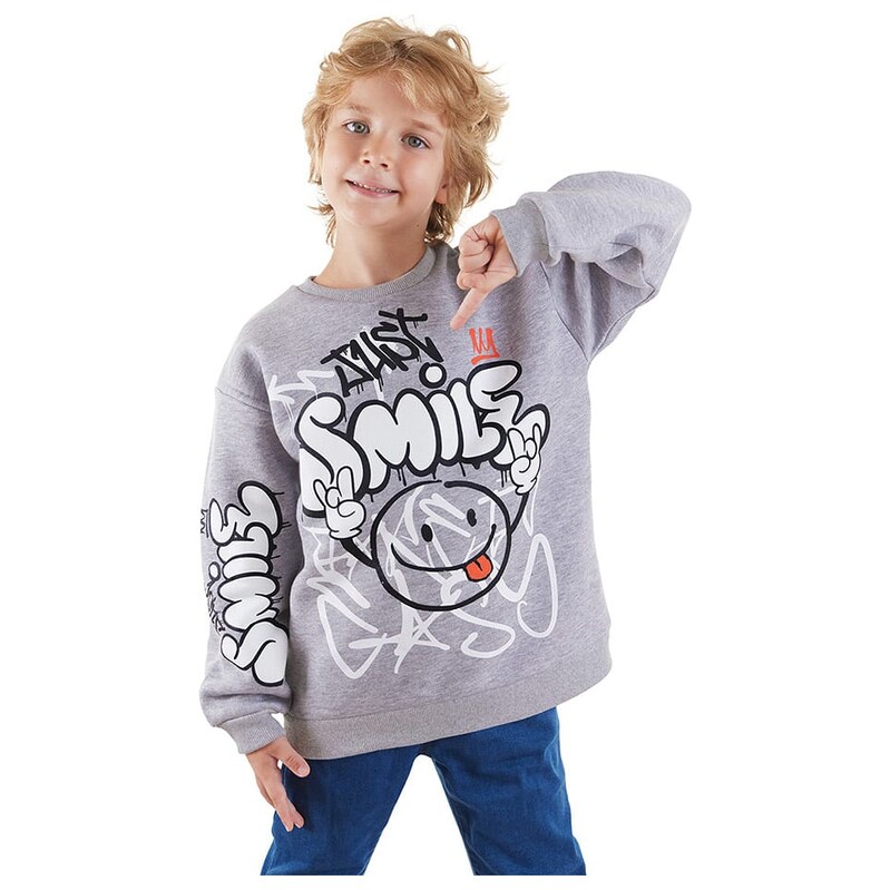 Dětská mikina Denokids Grau 9338453