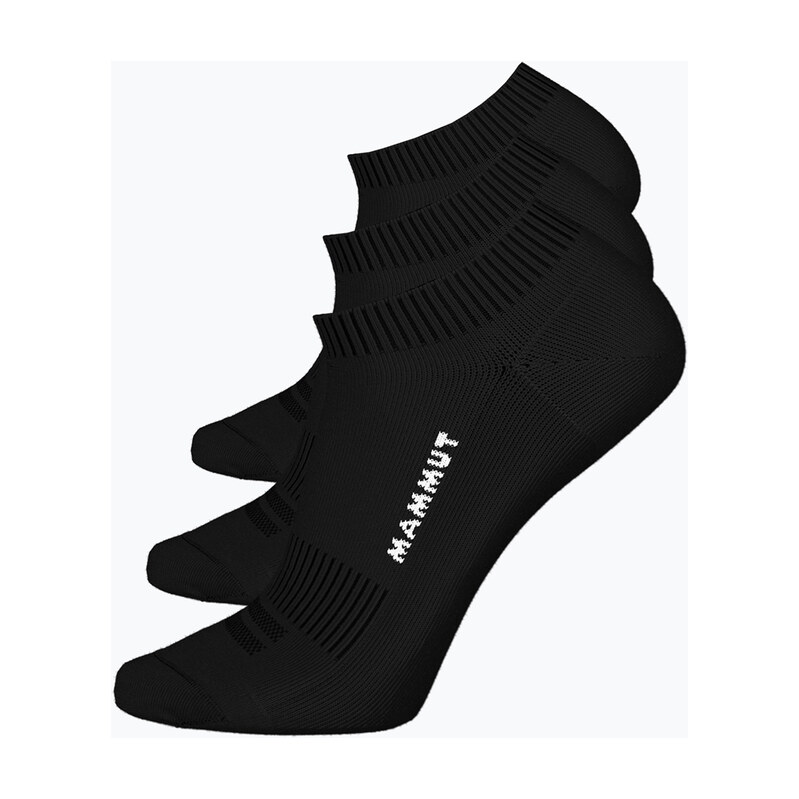 Ponožky Mammut Everyday Low 3 pairs black/black/black