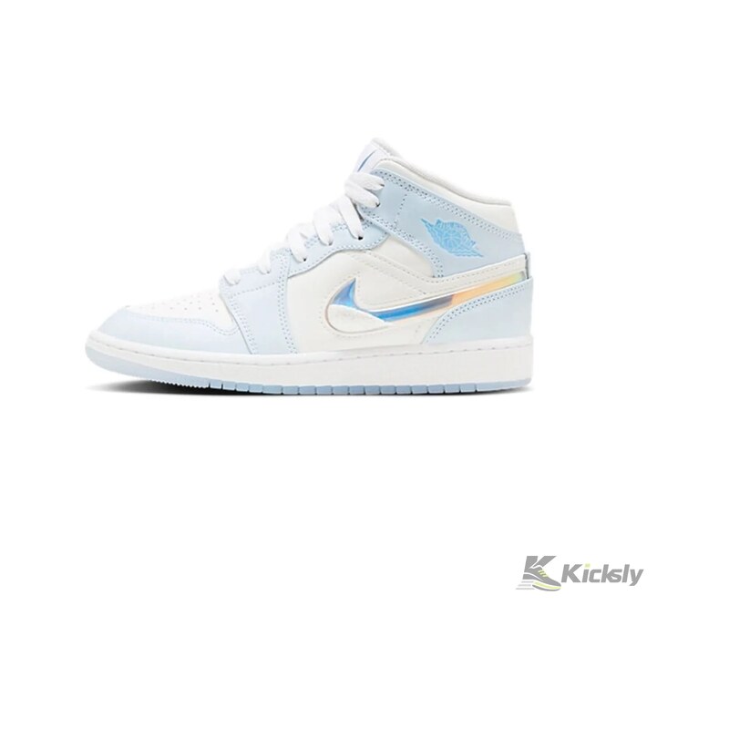 Jordan 1 Mid SE Glitter Swoosh (GS)