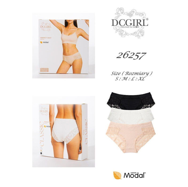Kalhotky DC Girl 26257 A2, balení S–XL