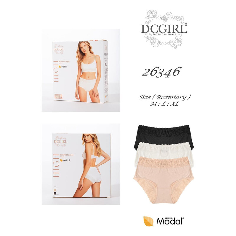 Kalhotky DC Girl 26346 A2, balení, velikosti M–XL