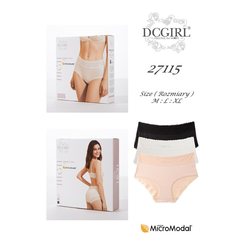 Kalhotky DC Girl 27115 A2, balení, velikost M–XL