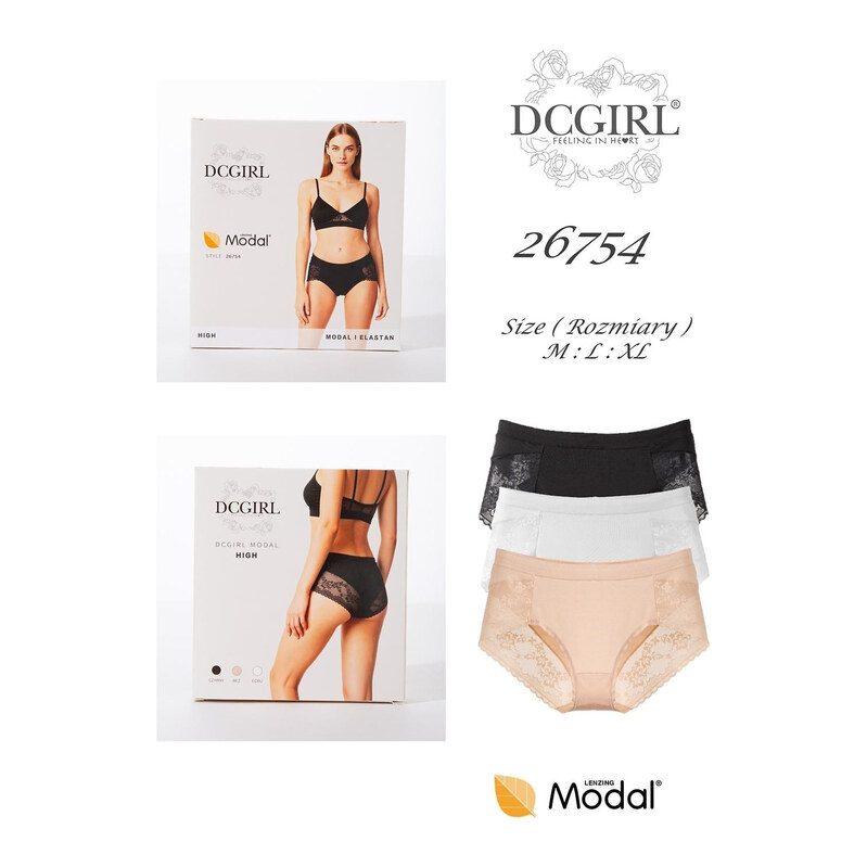 Kalhotky DC Girl 26754 A2, balení, velikost M–XL