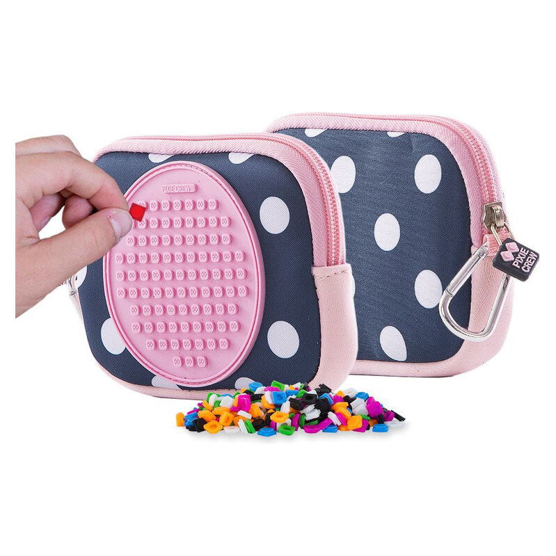Pixie crew Univerzální pouzdro modré s bílým puntíkem Pixie Crew