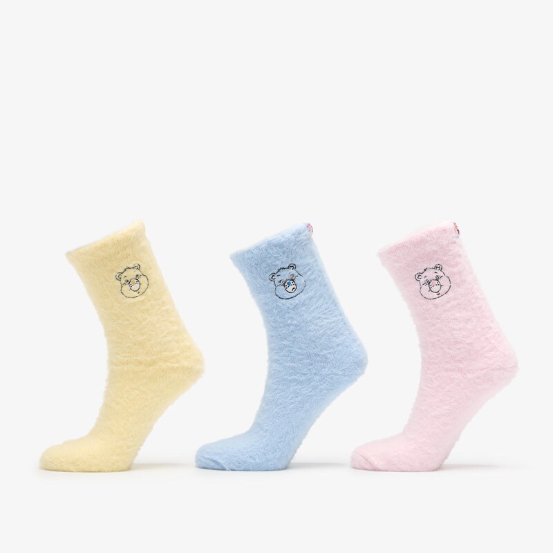 Ponožky adidas Originals Care Bear Crew Sock 3 Pairs Clear Pink/