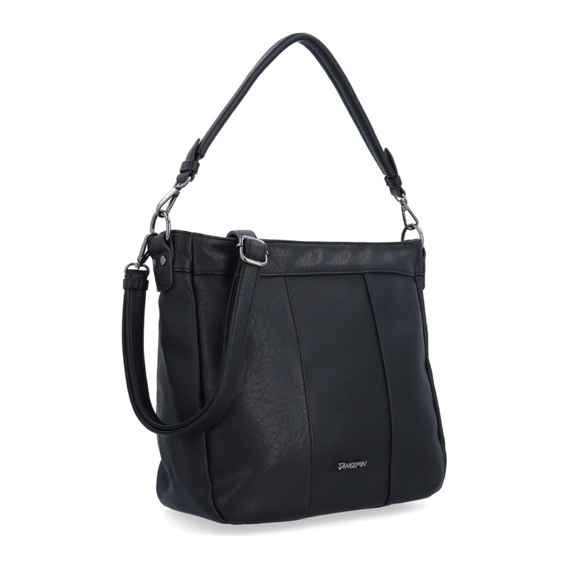 Kabelka ze syntetické kůže crossbody Tangerin černá 8048 C