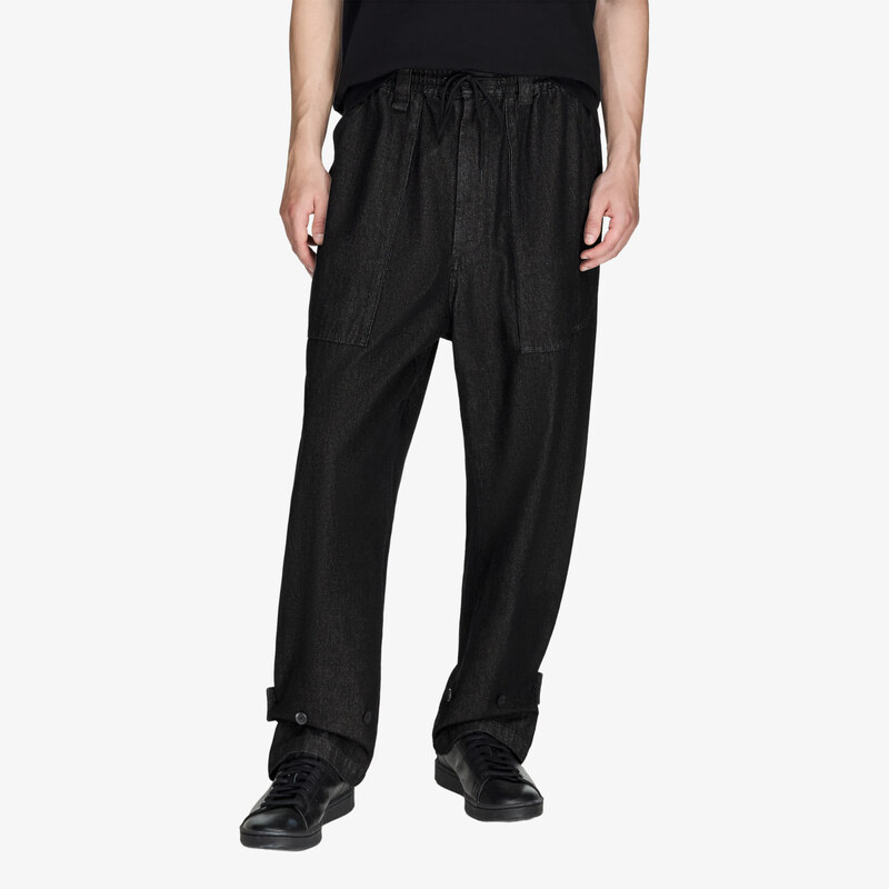 Džíny Y-3 Denim Wide Pants Black S
